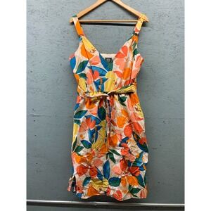 Vince Camuto Colorful Floral Midi Dress